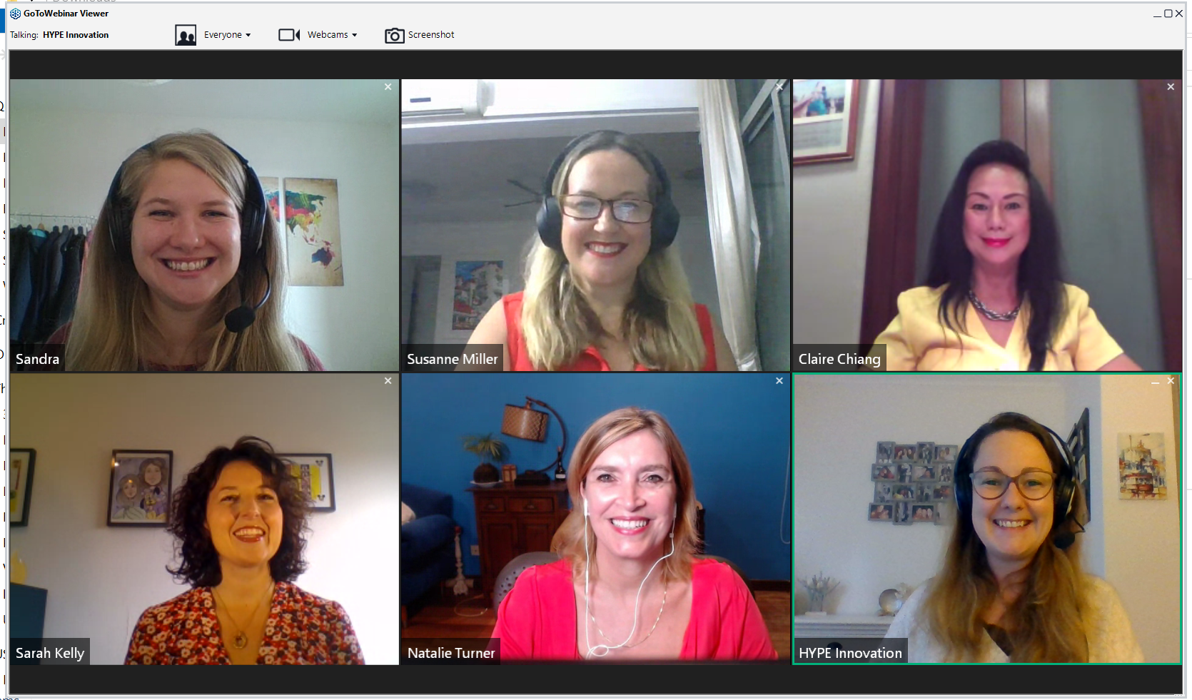 Webinaire de "Les femmes dans l'innovation"