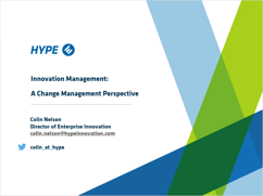 Innovation Management: A Change Management Perspective