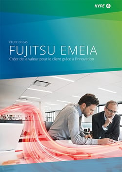 page de couverture de l'étude de cas sur le programme d'innovation de Fujitsu