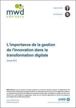 page de couverture du rapport sur  la transformation digitale
